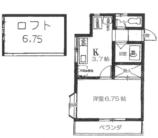 アヴェイラ・朝霞の物件間取画像